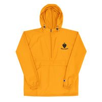 KOH Embroidered Champion Packable Jacket Orange